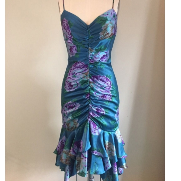 Betsey Johnson Dresses & Skirts - Betsey Johnson y2k sexy wiggle dress silk